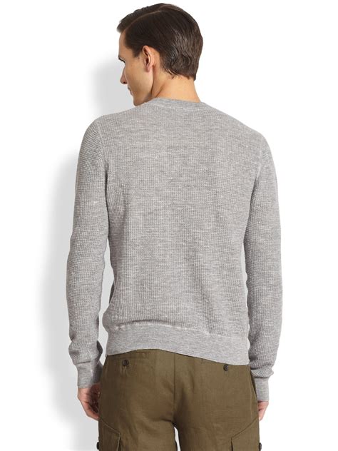 michael kors grey sweatshirt|Michael Kors sweaters for men.